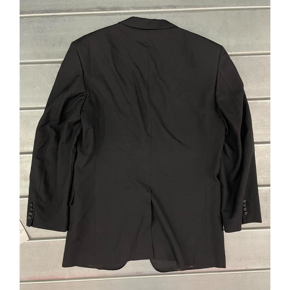 Hickey Freeman Boardroom Blazer Jacket Mens 41 Long Black 100% Wool Sport Coat - Picture 16 of 16